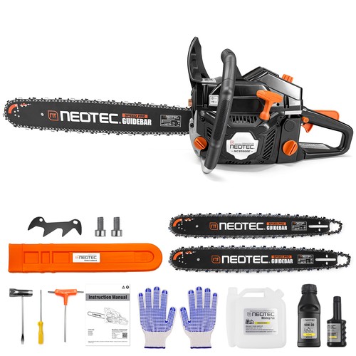 58cc gas chainsaw with - with, 20"